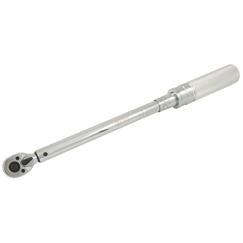 Heavy-Duty Micro-Adjustable Torque Wrench, Click, 3/8" Square Drive, 10 - 100 ft-lbs. Brunswick Fyr & Safety