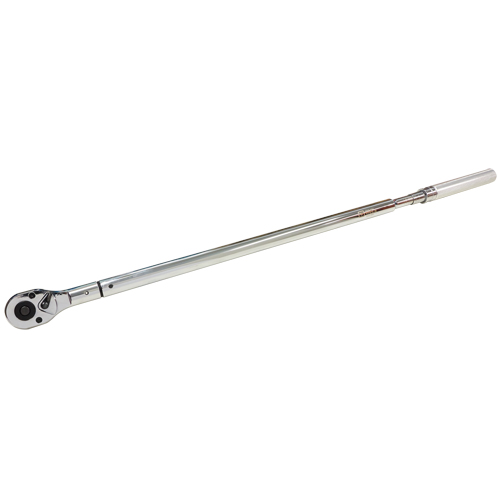 Heavy-Duty Micro-Adjustable Torque Wrench, Click, 3/4" Square Drive, 100 - 600 ft-lbs. Brunswick Fyr & Safety