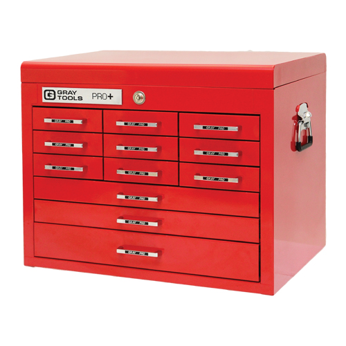 Coffre sup&eacute;rieur de s&eacute;rie PRO+, 26" la, 12 tiroirs, Rouge Brunswick Fyr & Safety