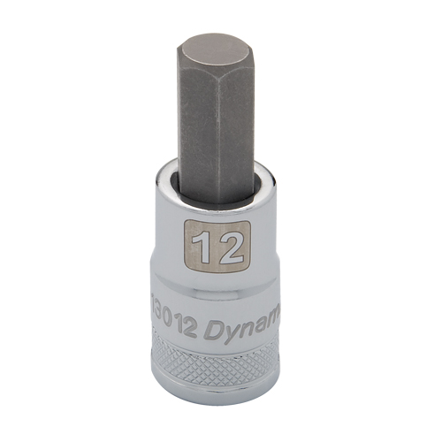 Metric Standard Bit Socket, 12 mm x 2.44" L, 1/2" Drive Brunswick Fyr & Safety