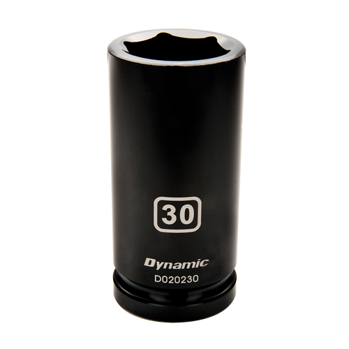 Metric Socket, Impact, 33 mm, 3/4" Drive, 6 Points, Deep Brunswick Fyr & Safety