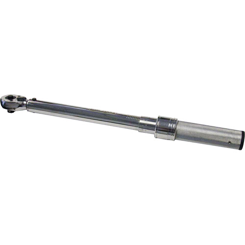 Cl&eacute; dynamom&eacute;trique &agrave; t&ecirc;te fixe micro-ajustable, &agrave; cliquer, Entraînement 3/8" carr&eacute;, 10 - 100 lb-pi Brunswick Fyr & Safety
