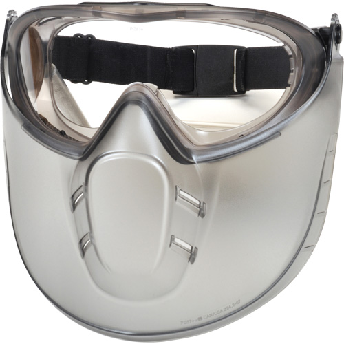Lunettes de s&eacute;curit&eacute; Capstone Shield avec &eacute;cran facial amovible, Lentille Transparent, Antibu&eacute;e, Ventilation Directe/Ferm&eacute; Brunswick Fyr & Safety