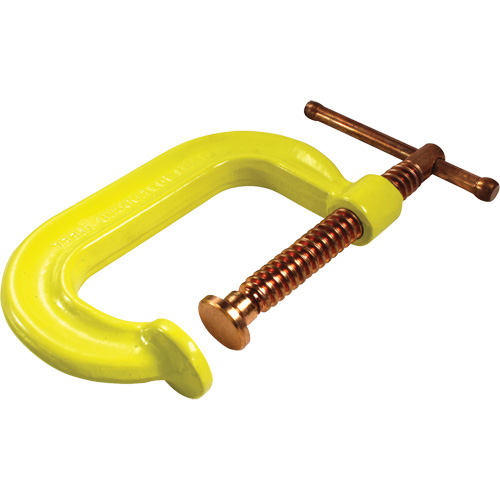 Serre-joint en C &agrave; gorge profonde pour service normal, Capacit&eacute; de 2" (51 mm), Profondeur de gorge de 2-1/8" (54 mm) Brunswick Fyr & Safety