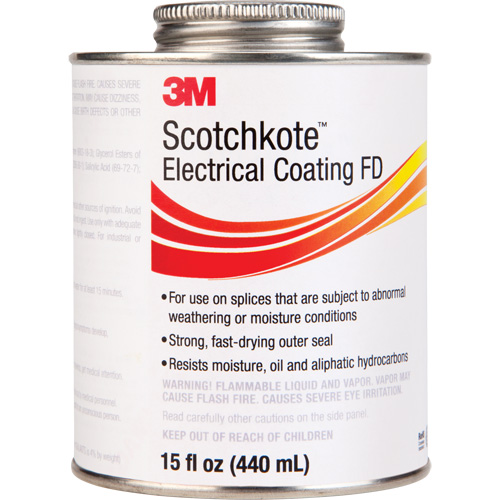Scotchkote Electrical Coating FD, Clear, 15 oz., Can Brunswick Fyr & Safety