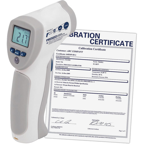 Food Service Infrared Thermometer with ISO Certificate, -4°- 392° F ( -20° - 200° C )/-58°- 4° F ( -50° - -20° C ), 8:1, Fixed Emmissivity Brunswick Fyr & Safety