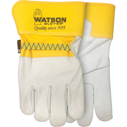 Double Trouble Gloves, One Size, Grain Cowhide Palm Brunswick Fyr & Safety