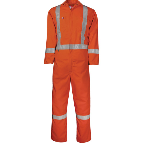 Westex UltraSoft&reg; Unlined Contractor Coveralls, Size 2X-Large (Tall), Orange, 8.7 cal/cm² Brunswick Fyr & Safety