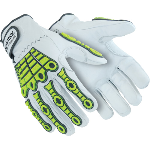 Chrome Series&reg; 4080 Cut-Resistant Gloves, 8/Medium, Goatskin Palm, Hook & Loop Cuff Brunswick Fyr & Safety