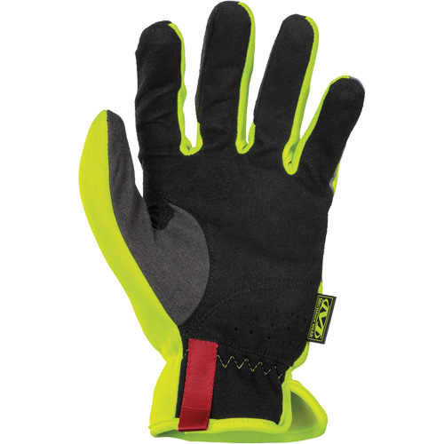 Gants de travail FastFit &agrave; haute visibilit&eacute;, Paume Synth&eacute;tique, Taille Moyen/9 Brunswick Fyr & Safety