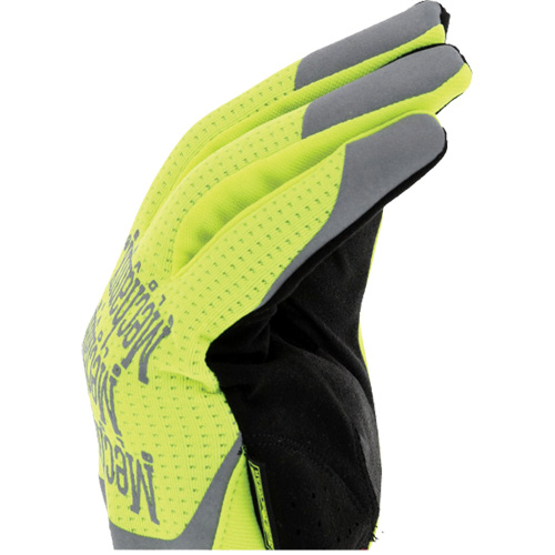 Gants de travail FastFit &agrave; haute visibilit&eacute;, Paume Synth&eacute;tique, Taille Moyen/9 Brunswick Fyr & Safety