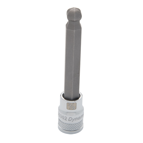 Long SAE Bit Socket, 3/8" x 3-5/8" L, 3/8" Drive Brunswick Fyr & Safety