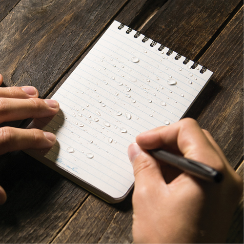 Pocket Top-Spiral Notebook, Soft Cover, Yellow, 100 Pages, 4" W x 6" L Brunswick Fyr & Safety