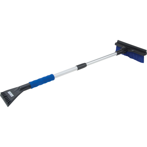 Snow Brush, Telescopic, Polypropylene Blade, 32-1/2" Long, Blue Brunswick Fyr & Safety