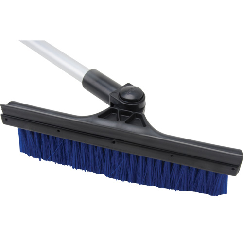 Snow Brush, Telescopic, Polypropylene Blade, 32-1/2" Long, Blue Brunswick Fyr & Safety