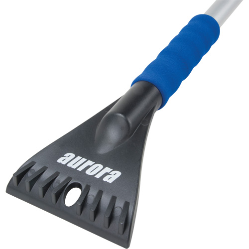 Snow Brush, Telescopic, Polypropylene Blade, 32-1/2" Long, Blue Brunswick Fyr & Safety