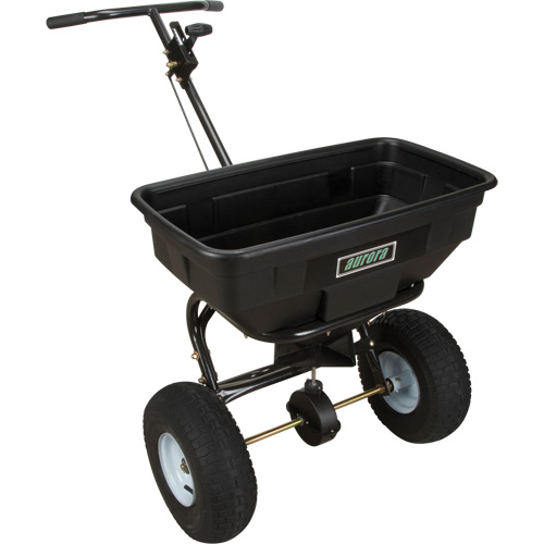 Broadcast Spreader with Stainless Steel Hardware, 27000 sq. ft., 125 lbs. capacity Brunswick Fyr & Safety