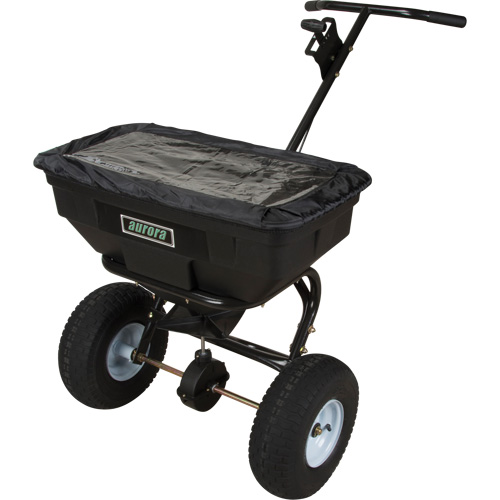 Broadcast Spreader with Stainless Steel Hardware, 27000 sq. ft., 125 lbs. capacity Brunswick Fyr & Safety
