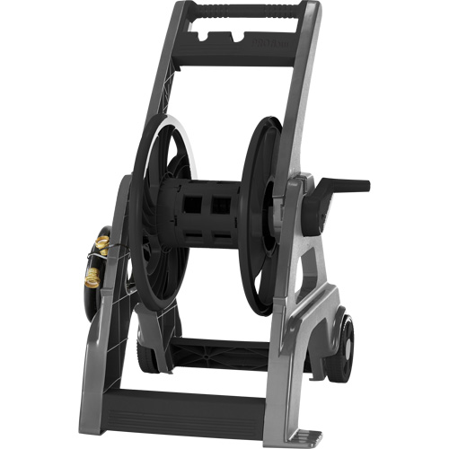 Foldable Hose Reel Cart, 175', Aluminum/Poly-Plastic Brunswick Fyr & Safety