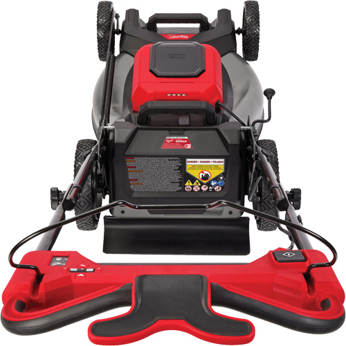 Ensemble de tondeuse sans fil autopropuls&eacute;e &agrave; double pile M18 Fuel, Pouss&eacute;e automatique, &agrave; pile, Largeur de coupe 21" Brunswick Fyr & Safety