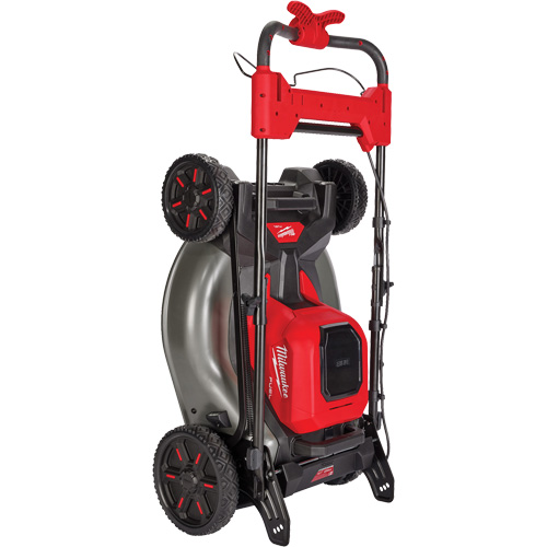 Ensemble de tondeuse sans fil autopropuls&eacute;e &agrave; double pile M18 Fuel, Pouss&eacute;e automatique, &agrave; pile, Largeur de coupe 21" Brunswick Fyr & Safety