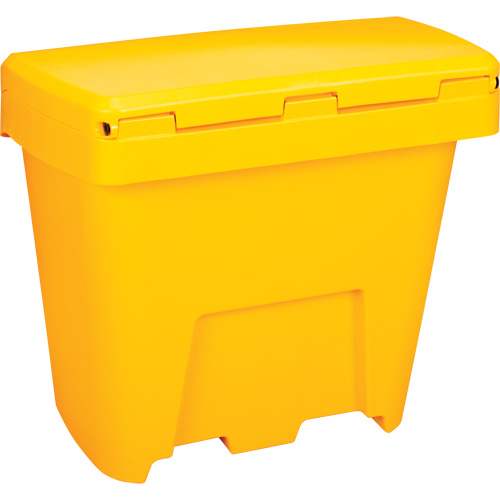 Bacs d'entreposage pour sel & sable, Avec Moraillon, 21" x 27" x 26", 4,24 pi³, Jaune Brunswick Fyr & Safety