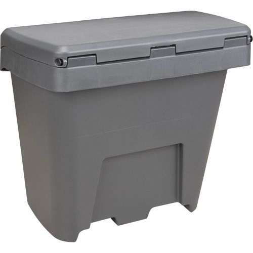 Salt & Sand Storage Bins, With Hasp, 21" x 27" x 26", 4.24 cu. ft., Grey Brunswick Fyr & Safety