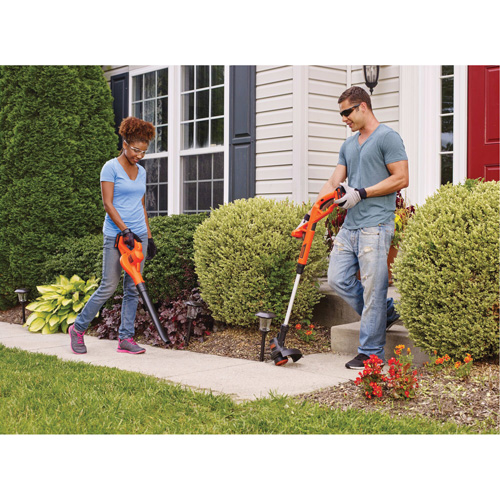 Ensemble combin&eacute; coupe-bordure/taille-bordure et balayeuse pour surfaces rigides Max*, 10", &agrave; pile, 20 V Brunswick Fyr & Safety