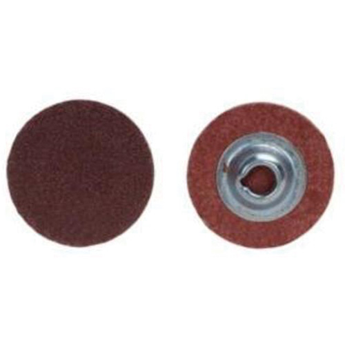 Quick-Change Cloth Disc, 3" Dia., 120 Grit, Aluminum Oxide Brunswick Fyr & Safety