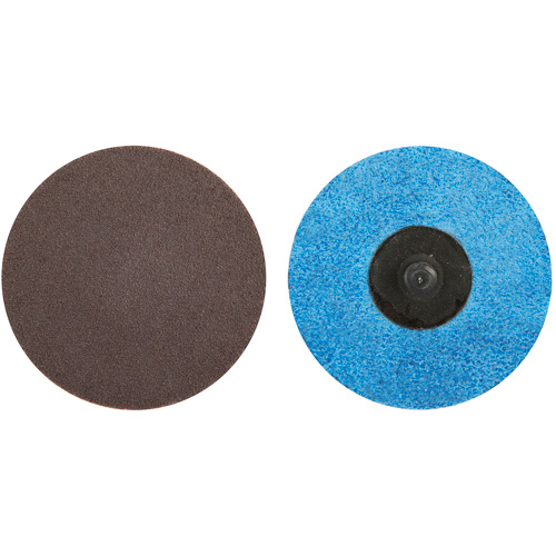 Quick-Change Cloth Disc, 3" Dia., 100 Grit, Aluminum Oxide Brunswick Fyr & Safety