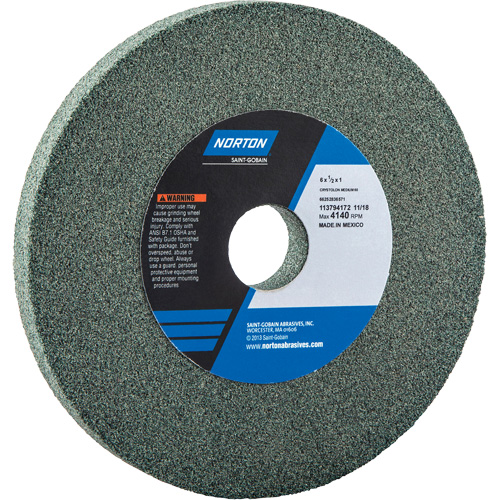 Bench Grinding Wheels - Gemini, 12" x 2", 1-1/4" Arbor Brunswick Fyr & Safety