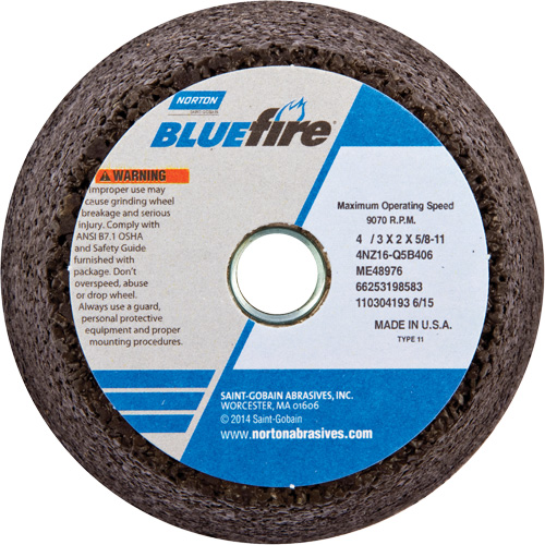 Disque &agrave; &eacute;barbage portatif non renforc&eacute; BlueFire Brunswick Fyr & Safety