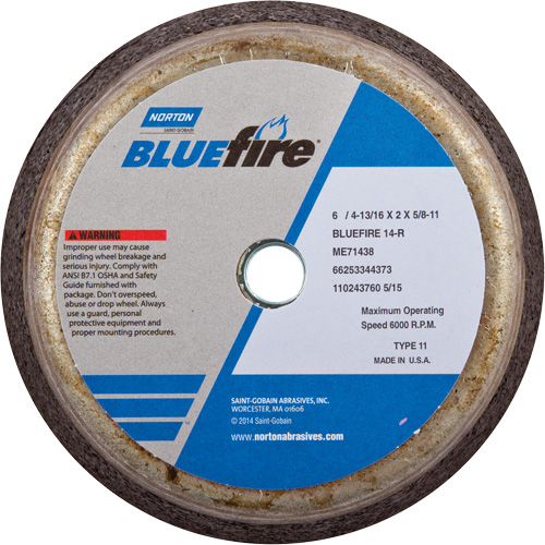 Disque &agrave; &eacute;barbage portatif non renforc&eacute; BlueFire Brunswick Fyr & Safety