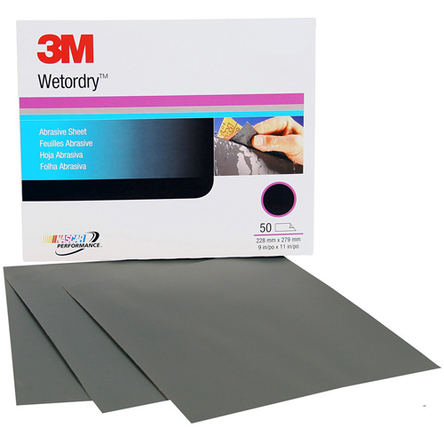 Imperiale Abrasive Sheet, 9" x 11", 1200 Grit, Silicon Carbide Brunswick Fyr & Safety