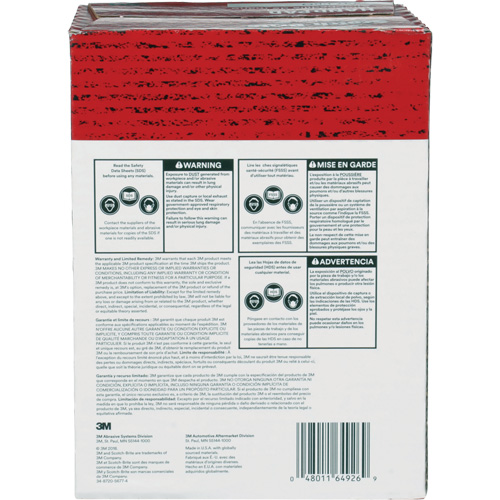 Tampons manuels Scotch-Brite 7447, Oxyde d'aluminium, 9" x 6", Grain Tr&egrave;s fin Brunswick Fyr & Safety