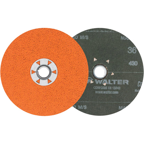 Coolcut XX Sanding Disc, 5" Dia., 36 Grit, Ceramic Brunswick Fyr & Safety