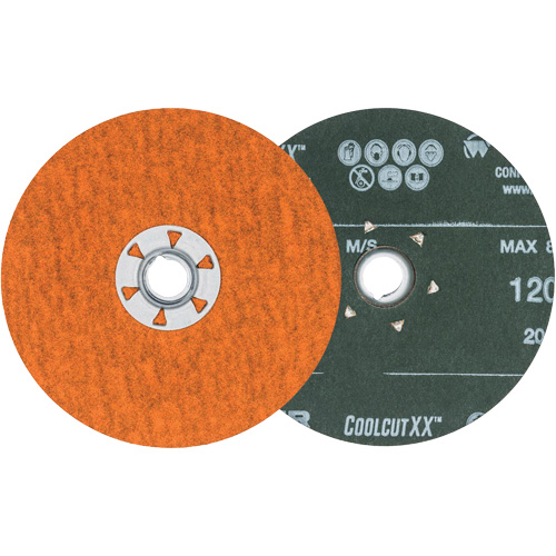 Coolcut XX Sanding Disc, 5" Dia., 120 Grit, Ceramic Brunswick Fyr & Safety
