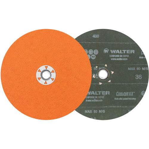Coolcut XX Sanding Disc, 7" Dia., 36 Grit, Ceramic Brunswick Fyr & Safety