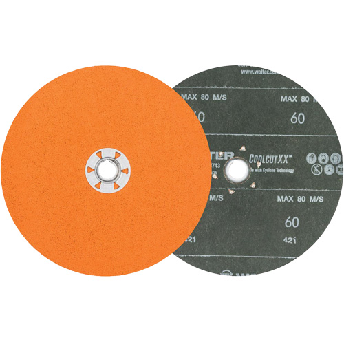 Coolcut XX Sanding Disc, 7" Dia., 60 Grit, Ceramic Brunswick Fyr & Safety