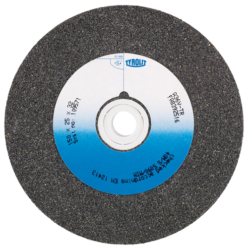 Bench Grinding Wheel, 8" x 1", 1" Arbor, Aluminum Oxide, Type 1 Brunswick Fyr & Safety