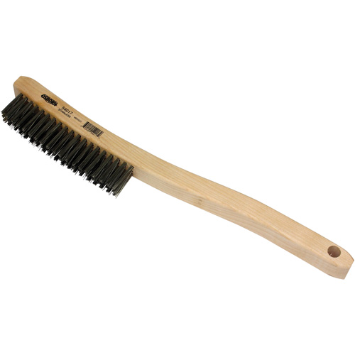 Brosse de nettoyage, Acier inoxydable, 3 x 19 rangs de fils, Longueur 13-11/16" Brunswick Fyr & Safety