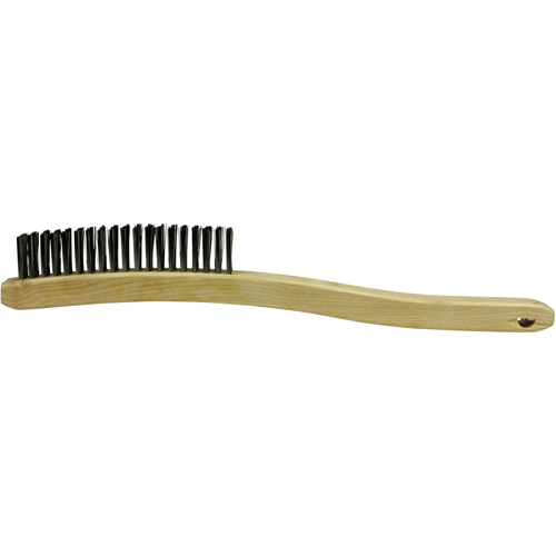 Brosse de nettoyage, Acier inoxydable, 3 x 19 rangs de fils, Longueur 13-11/16" Brunswick Fyr & Safety