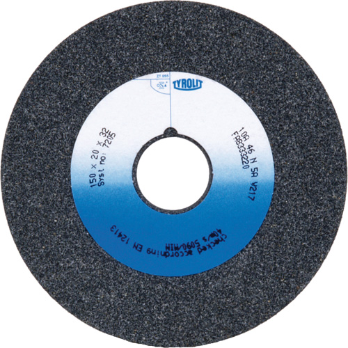 Bench Grinding Wheel, 7" x 1", 1" Arbor, 1, Ceramic Brunswick Fyr & Safety