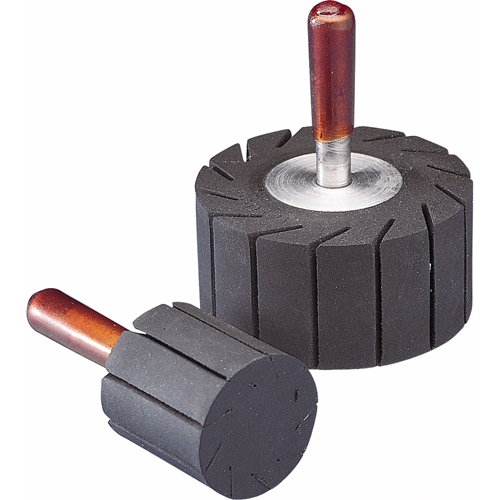 ACCESSOIRES POUR BANDES SPIRALES-MEULES &agrave; EXTENSION DIAM&eacute;TRALE FENDUE EN CAOUTCHOUC Brunswick Fyr & Safety