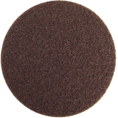 Disque non tiss&eacute; autoagrippant, 4" dia., Grain Cors&eacute;, Oxyde d'aluminium Brunswick Fyr & Safety