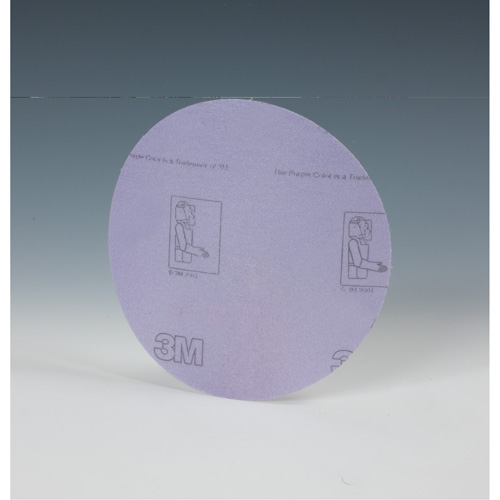 Disque avec pellicule de support 360L Hookit, 5" dia., Grain P220, Oxyde d'aluminium Brunswick Fyr & Safety