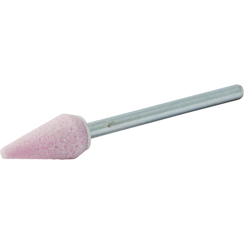 Meule mont&eacute;e vitrifi&eacute;e, B53, Oxyde d'aluminium, 5/16" dia., 5/8" lo, 80 Grain Brunswick Fyr & Safety