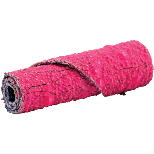 R982 Cartridge Roll, 60 Grit, 3/8" Dia., Ceramic Alumina, 1-1/2" L, 1/8" Arbor Brunswick Fyr & Safety