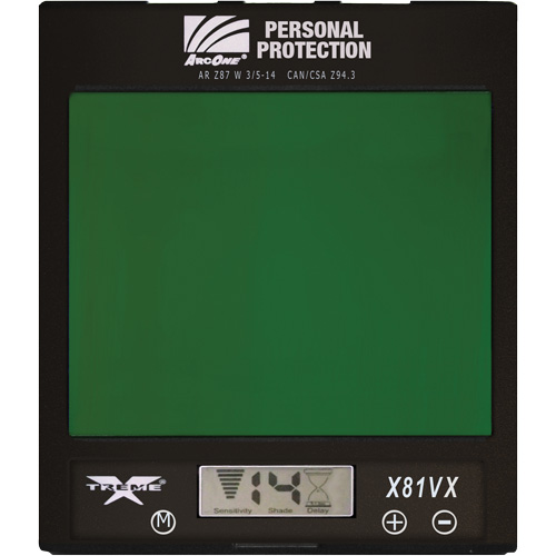 Lentille autoassombrissante ArcOne Xtreme, 4-1/2" la x 5-1/2" h Champ de vision, Pour utilisation avec Xtreme&reg; Brunswick Fyr & Safety