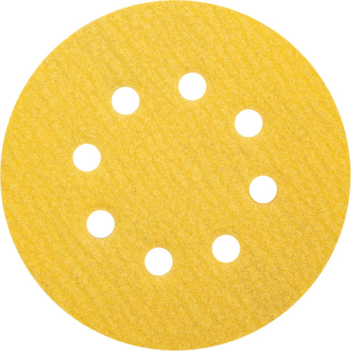 Gold Reserve A296 Paper H&L Vacuum Disc, 5" Dia., 120 Grit, Aluminum Oxide, C-Weight Brunswick Fyr & Safety